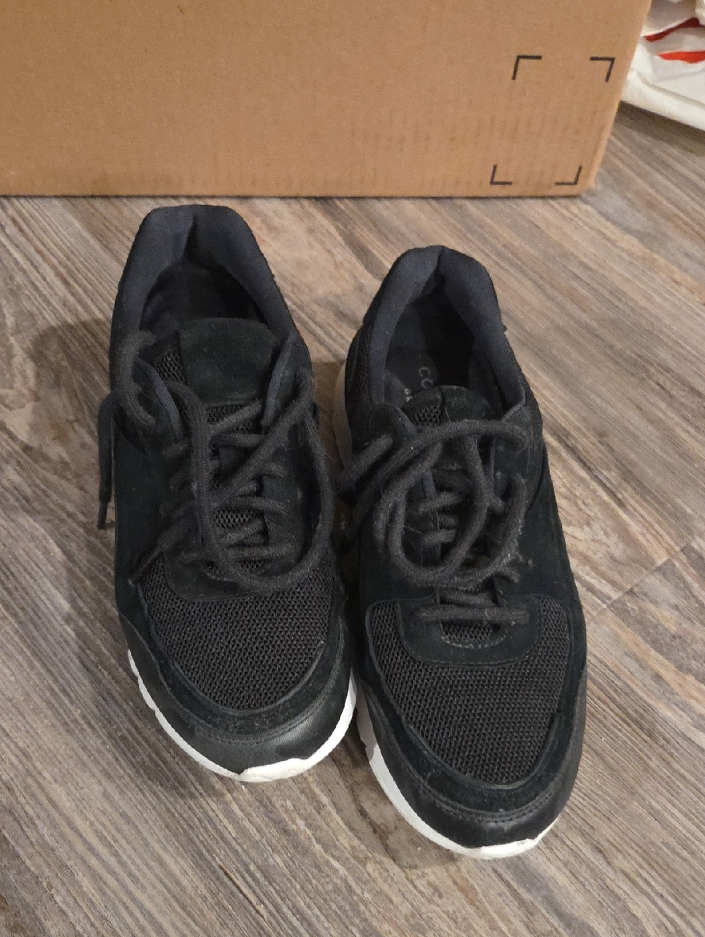 Cole Haan Black Sneakers with White Soles